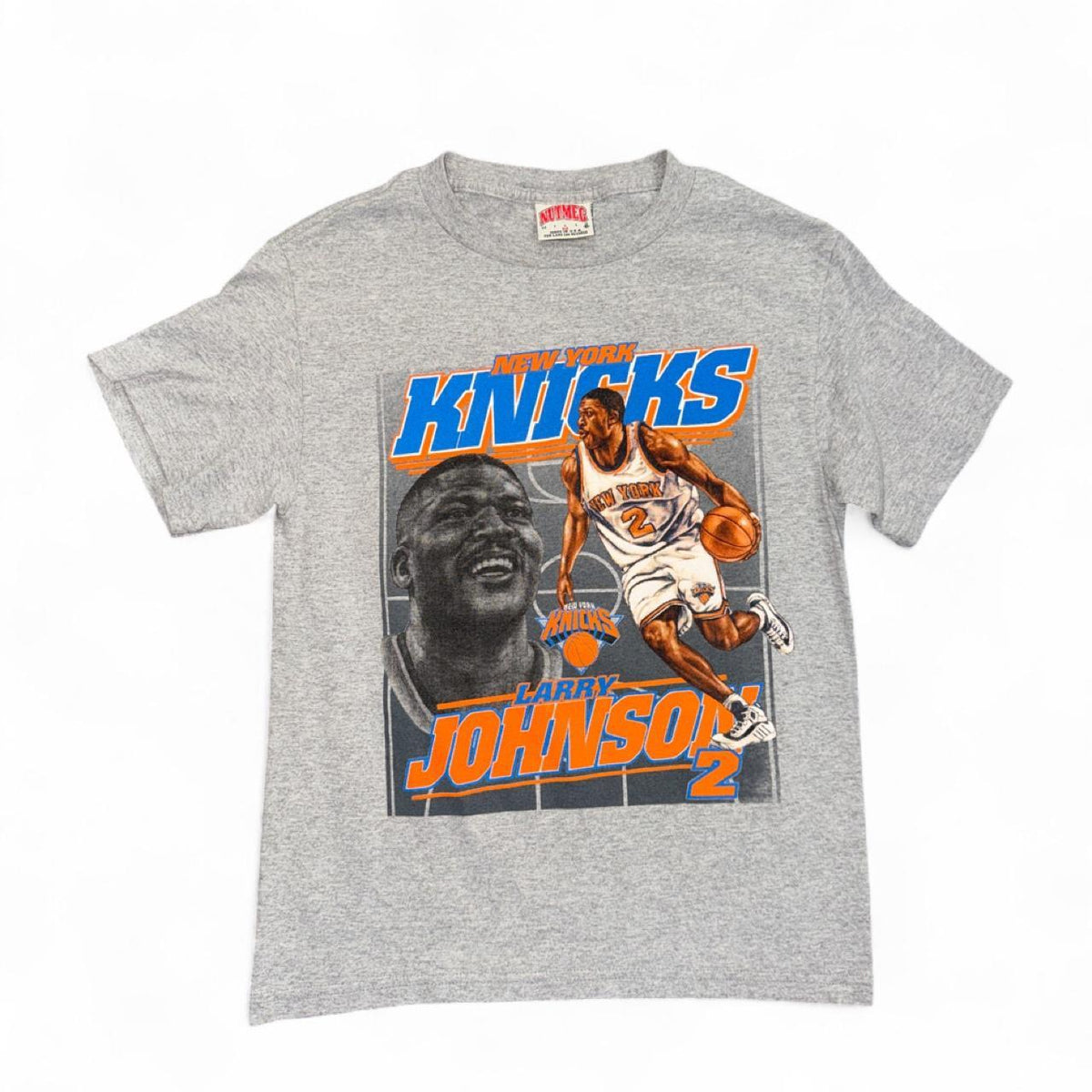 New York Knicks Larry Johnson T-Shirt — front