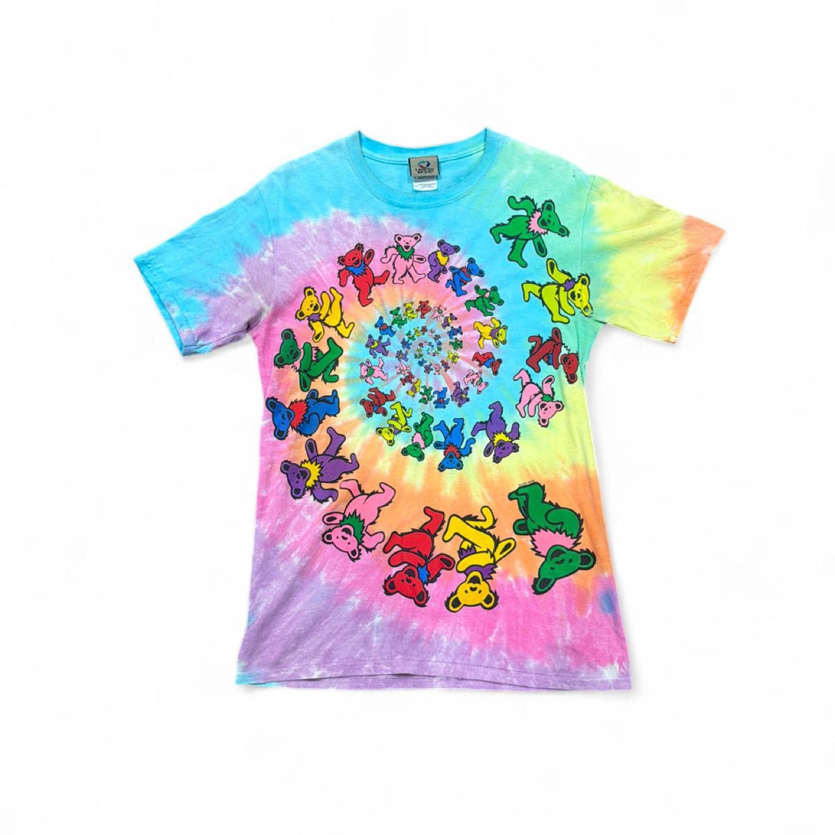 Grateful Dead Dancing Bears Tie-Dye T-Shirt — front
