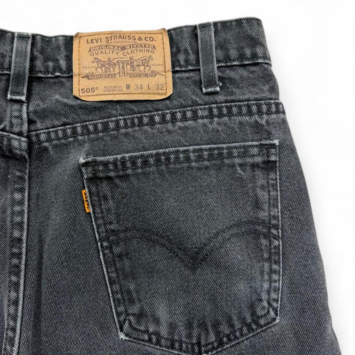 Levi’s Grey 505 Denim Jeans — 3