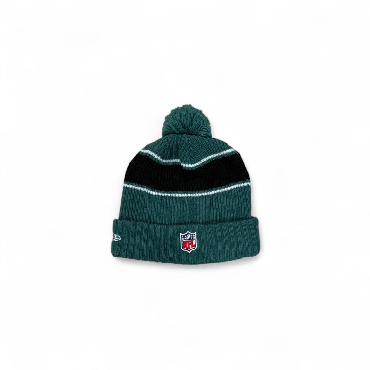 Philadelphia Eagles Green Knit Pom Beanie — back