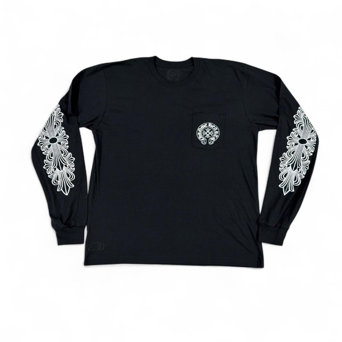 Chrome Hearts Las Vegas Horseshoe Long Sleeve T-Shirt — front