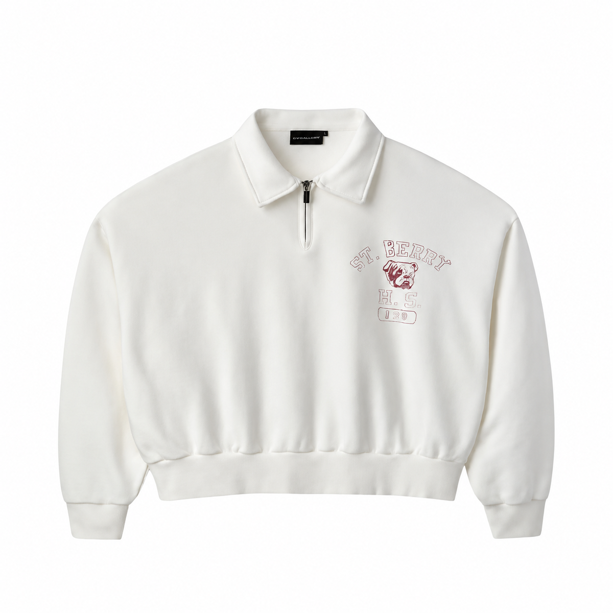 GV Gallery Bulldog Quarter Zip Sweatshirt